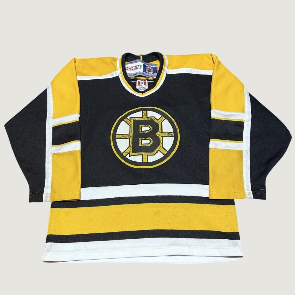 Vintage CCM Hockey Jersey Youth Small/Medium Boston Bruins Jason Allison #41